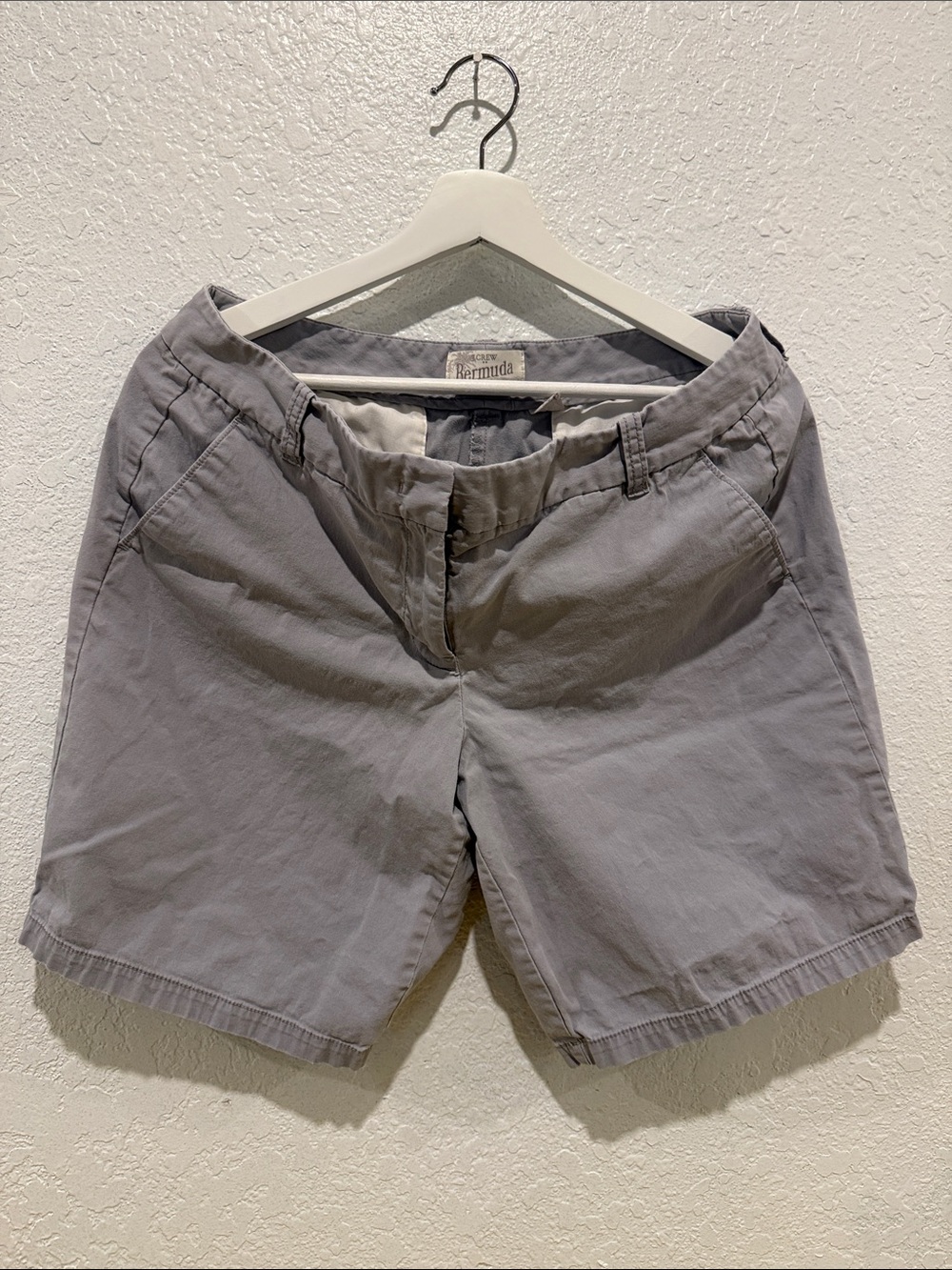J. Crew Light Gray Women’s Bermuda Shorts